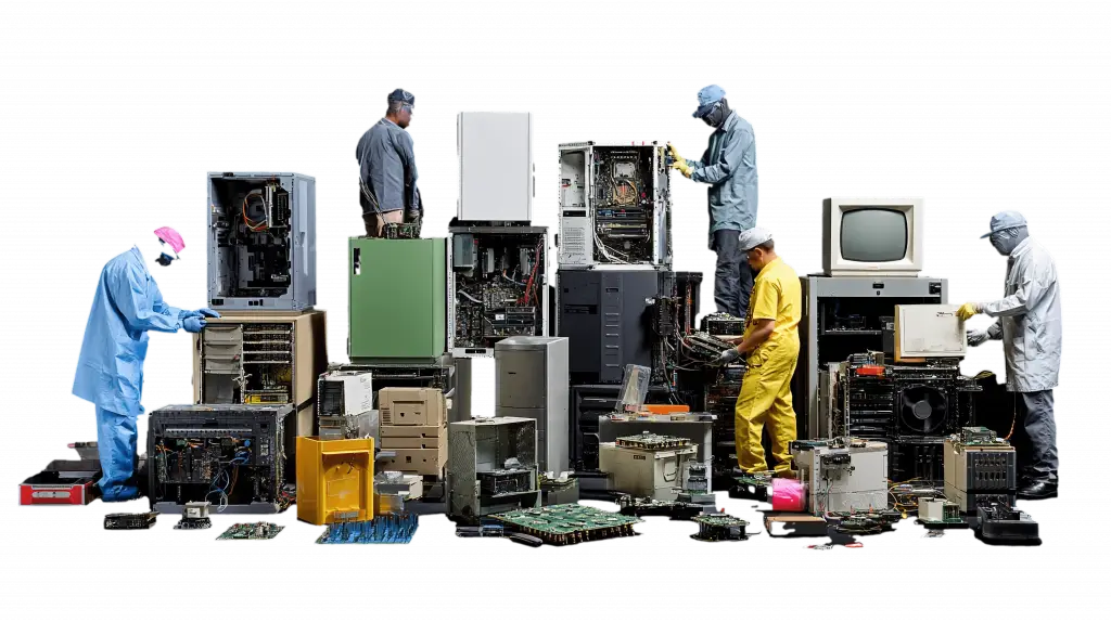 Computer hardware repair service in Chicago replacing internal components